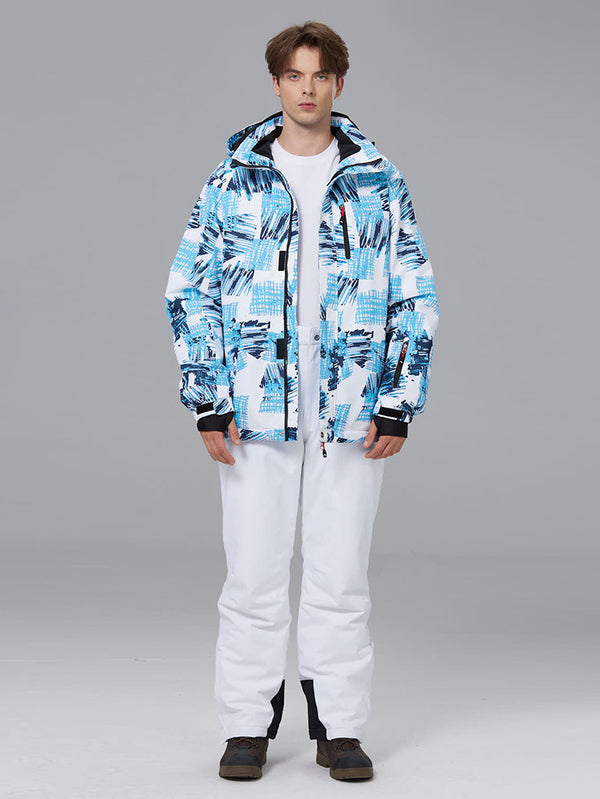 Riuiyele Men Skiing Snowboarding Shell Jacket Waterproof 