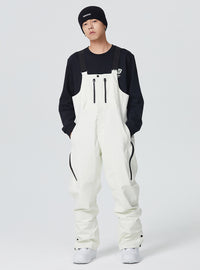 Trendy Unisex Snowboard & Ski Bibs 3L Insulated Overalls Riuiyele