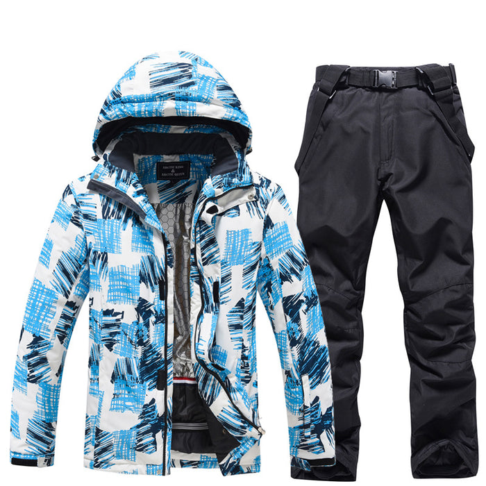 Riuiyele Men Skiing Snowboarding Shell Jacket Waterproof 