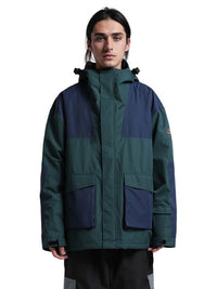 Gsou Snow Colorblock Cargo Snow Jacket - Men's 