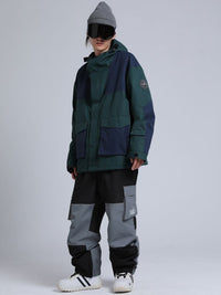 Gsou Snow Colorblock Cargo Snow Jacket - Men's 