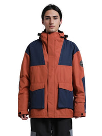 Gsou Snow Colorblock Cargo Snow Jacket - Men's 