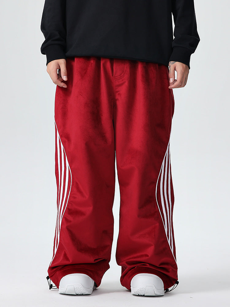Men's Searipe Unisex Oversize Fleece ChillTech Baggy Snow Pants 