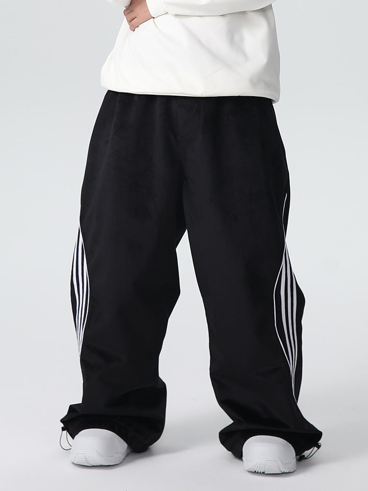 Men's Searipe Unisex Oversize Fleece ChillTech Baggy Snow Pants 