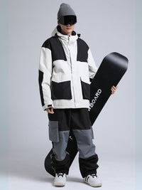 Gsou Snow Colorblock Cargo Snow Jacket - Men's 