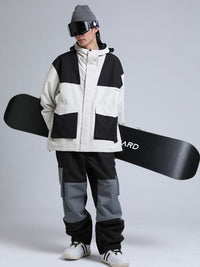 Gsou Snow Colorblock Cargo Snow Jacket - Men's 