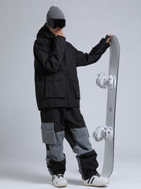 Gsou Snow Colorblock Cargo Snow Jacket - Men's 