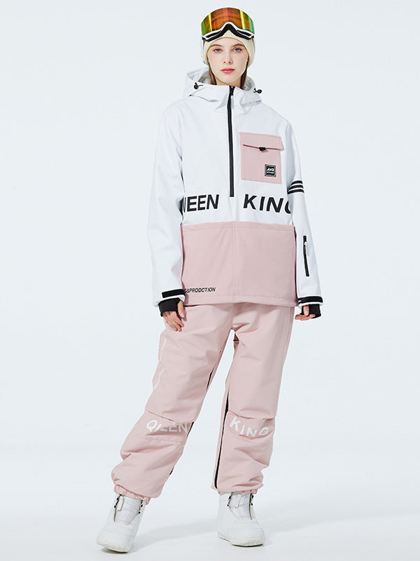 Women's Mountain Peak SnowGuard Half-zip Anorak Snowsuits 