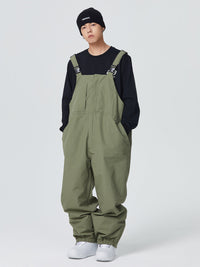 Men's Searipe SnowPro Baggy Overall Snowboard Pants 