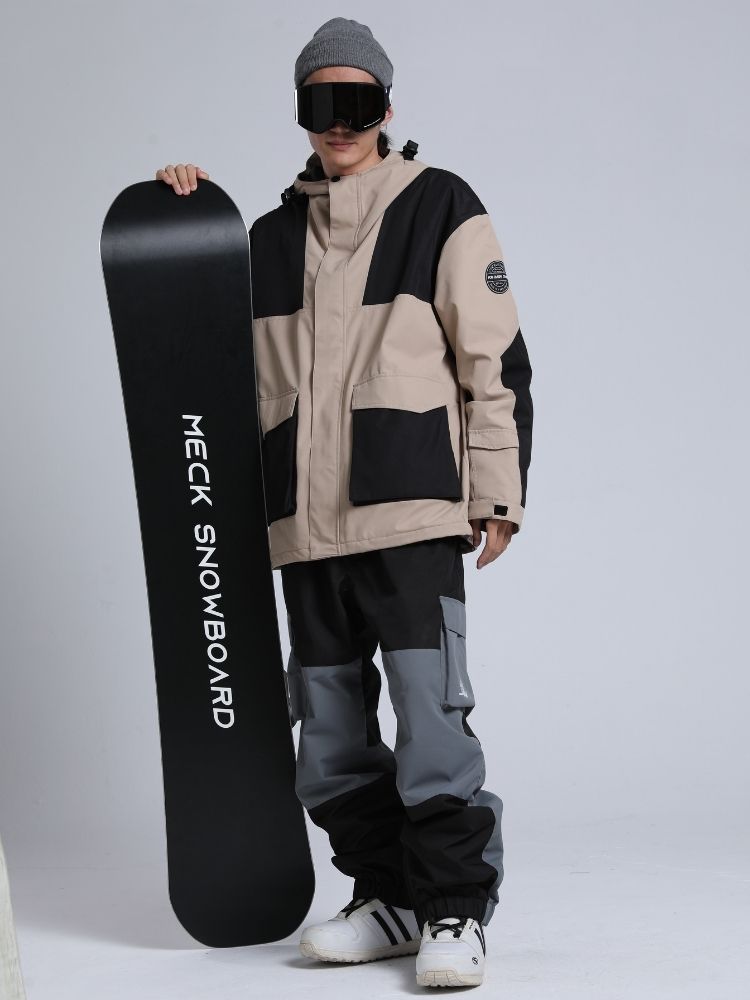 Gsou Snow Colorblock Cargo Snow Jacket - Men's 