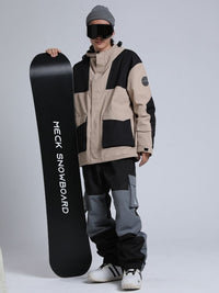 Gsou Snow Colorblock Cargo Snow Jacket - Men's 