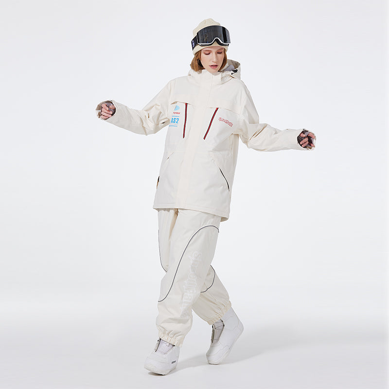 Women's SpeedPanda Mountain Unisex Alpine Avalanche Flare Expedition Snowsuit 