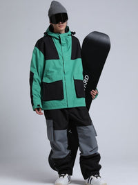 Gsou Snow Colorblock Cargo Snow Jacket - Men's 
