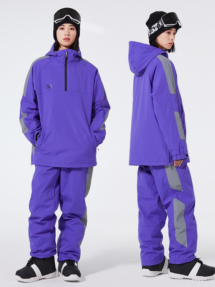 ARCTIC QUEEN Reflective Pullover Snowsuits - Unisex 