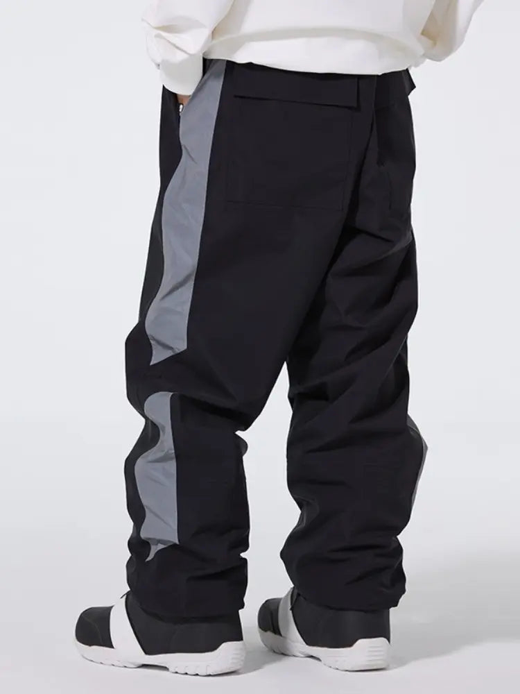 ARCTIC QUEEN Reflective Snowboard Pants - Unisex 