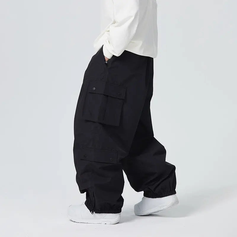 Adult Snow Pants Baggy Snowboarding Trousers 