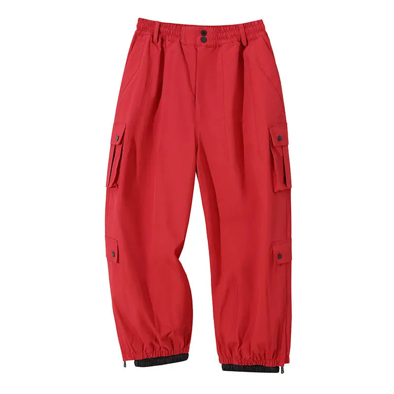 Adult Snow Pants Baggy Snowboarding Trousers 