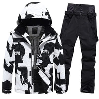 Camouflage Matching Couple Ski Suits 