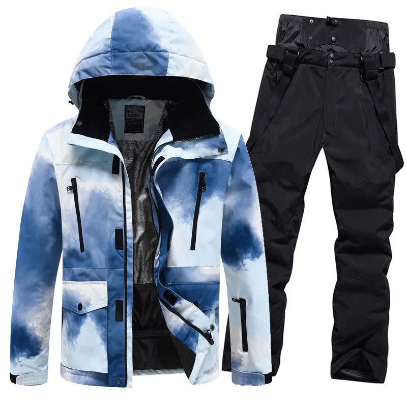 Camouflage Matching Couple Ski Suits 