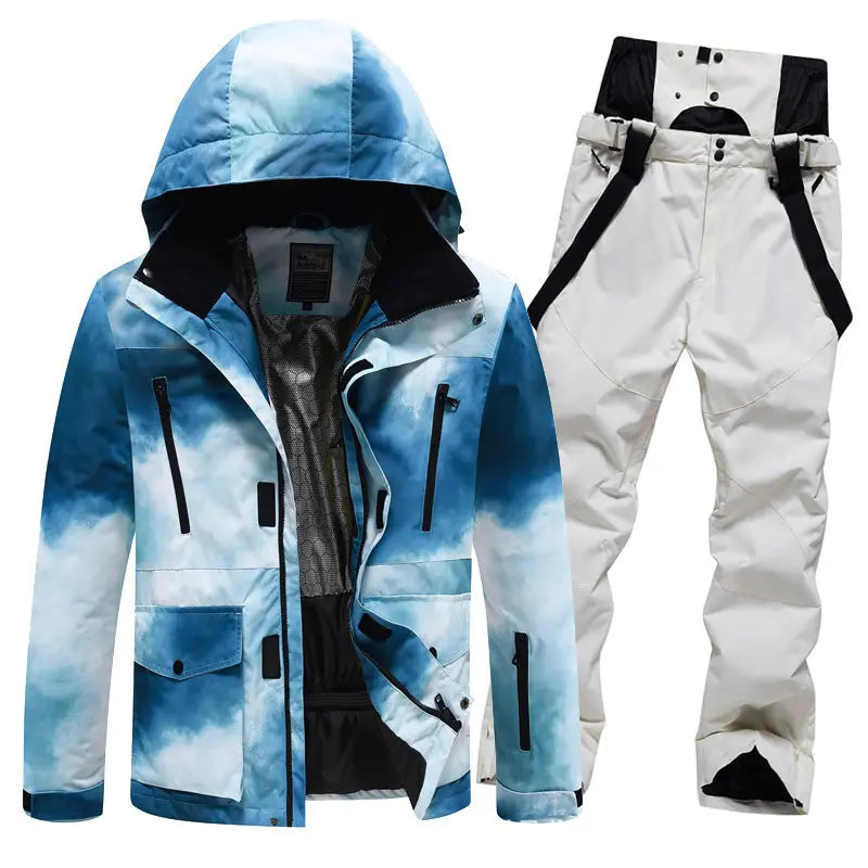 Camouflage Matching Couple Ski Suits 