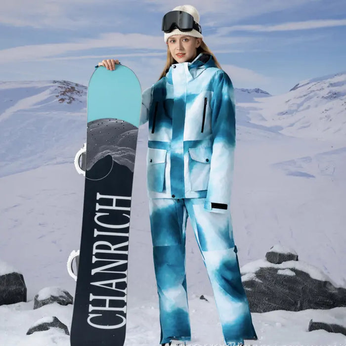 Camouflage Matching Couple Ski Suits 