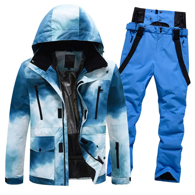 Camouflage Matching Couple Ski Suits 