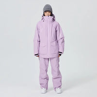 Couple Warm Skiing Suit with Cotton Adult Ski Tracksuit 