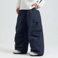 Fashion Cargo Baggy Snowboard Pants Waist Support Trousers for Winter 
