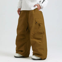 Fashion Cargo Baggy Snowboard Pants Waist Support Trousers for Winter 