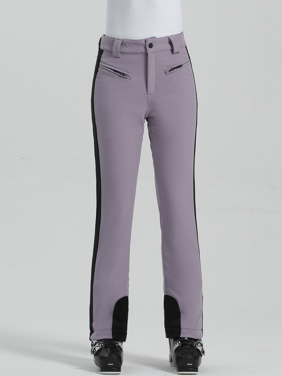 High Waist Slim Snow Pants
