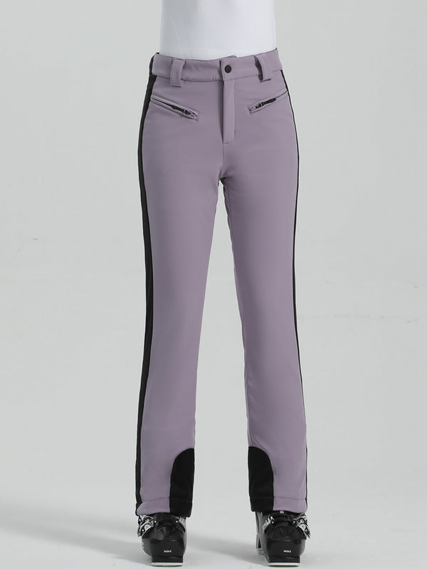 High Waist Slim Snow Pants