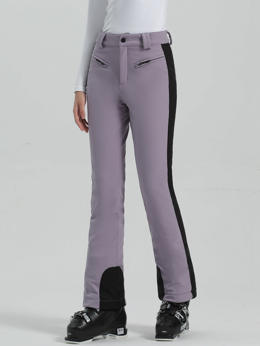 High Waist Slim Snow Pants