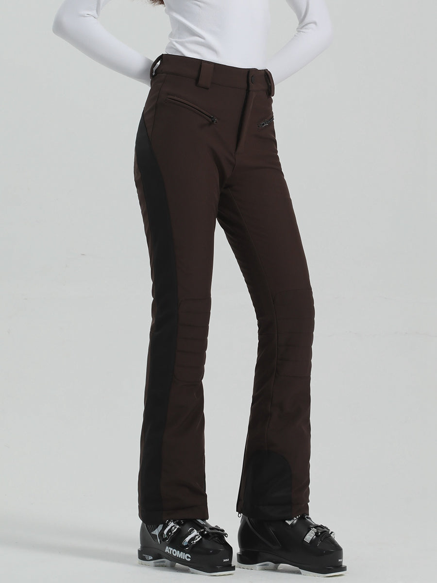 High Waist Slim Snow Pants