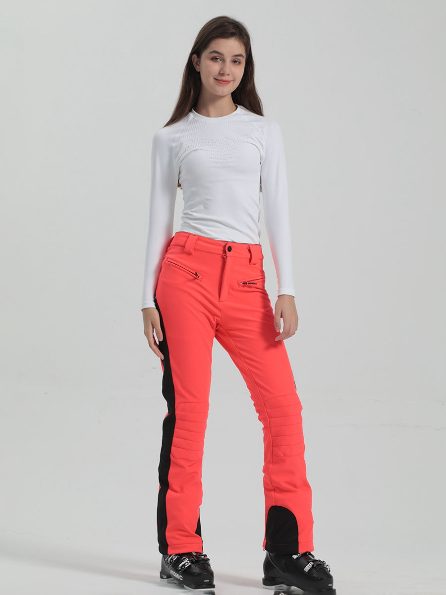 High Waist Slim Snow Pants