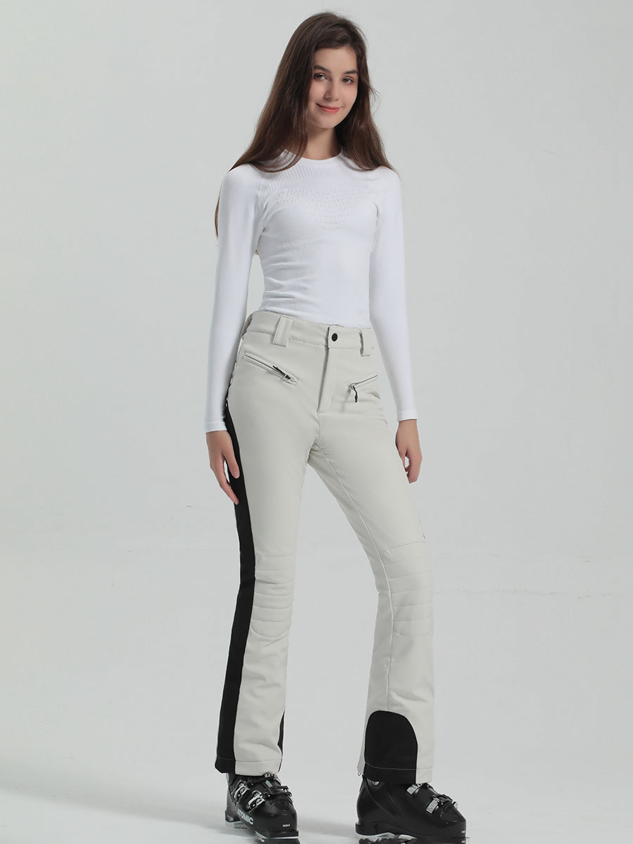 High Waist Slim Snow Pants - RIUIYELE