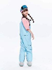 Girls High Experience Colorful Childhood Ski Pants Snow Bibs 