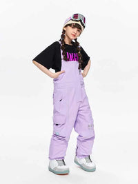 Girls High Experience Colorful Childhood Ski Pants Snow Bibs 