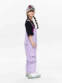 Girls High Experience Colorful Childhood Ski Pants Snow Bibs 