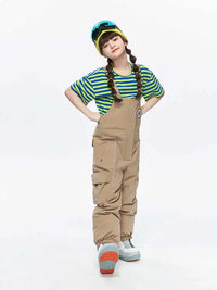 Girls High Experience Colorful Childhood Ski Pants Snow Bibs 