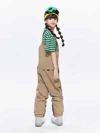 Girls High Experience Colorful Childhood Ski Pants Snow Bibs 
