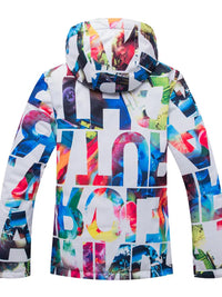 Girls' Graffiti Insulated Ski Jacket Riuiyele