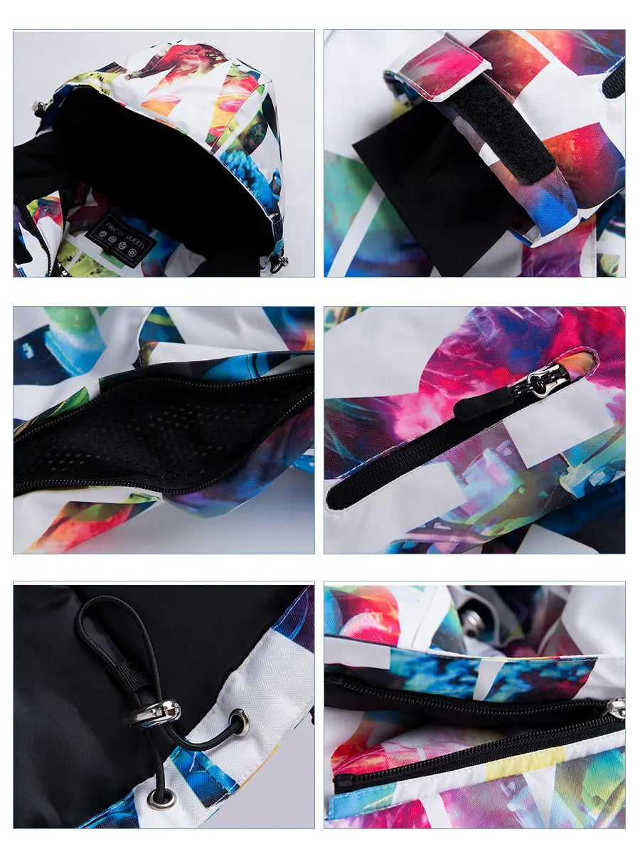 Girls' Graffiti Insulated Ski Jacket Riuiyele