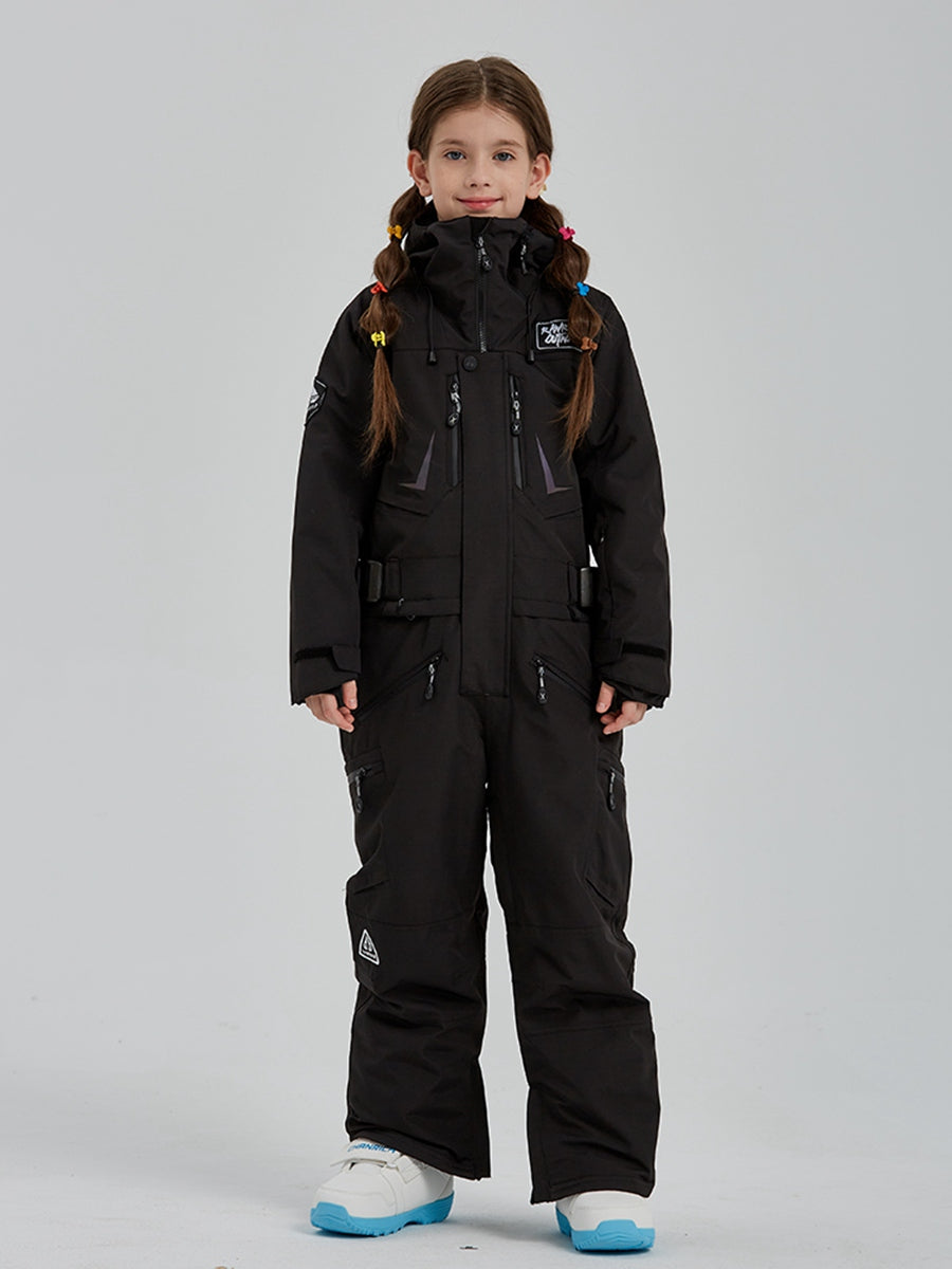 Girls One Piece Snowsuits Waterproof