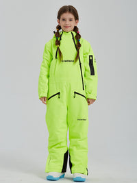 Girls One Piece Snowsuits Waterproof