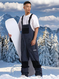 Men Ski Bibs Snowboard Pants Snow Bibs Overalls 