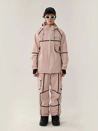 Men's Air Pose Mountain Breaker Stripe Cargo Snow Suits 