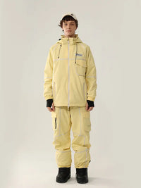 Men's Air Pose Mountain Breaker Stripe Cargo Snow Suits 