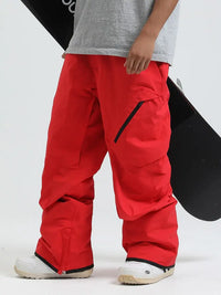 Men's Gsou Snow All-Terrain Peak Performance Freestyle Cargo Snow Pants 
