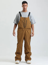 Men's Gsou Snow FrostGuard Insulated High Performance Snow Bibs Pants 