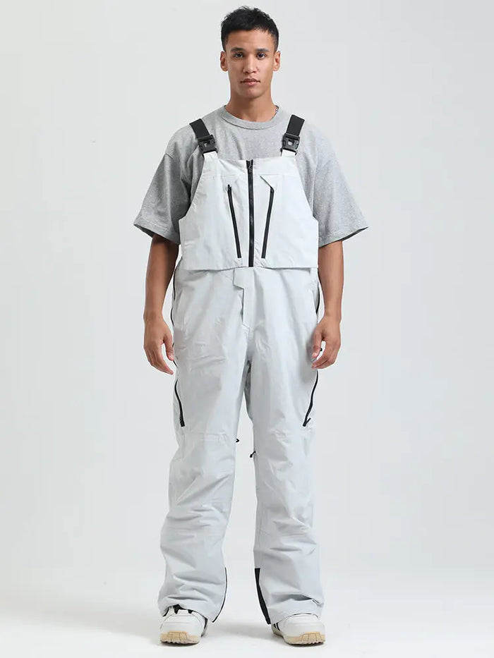 Men's Gsou Snow FrostGuard Insulated High Performance Snow Bibs Pants 